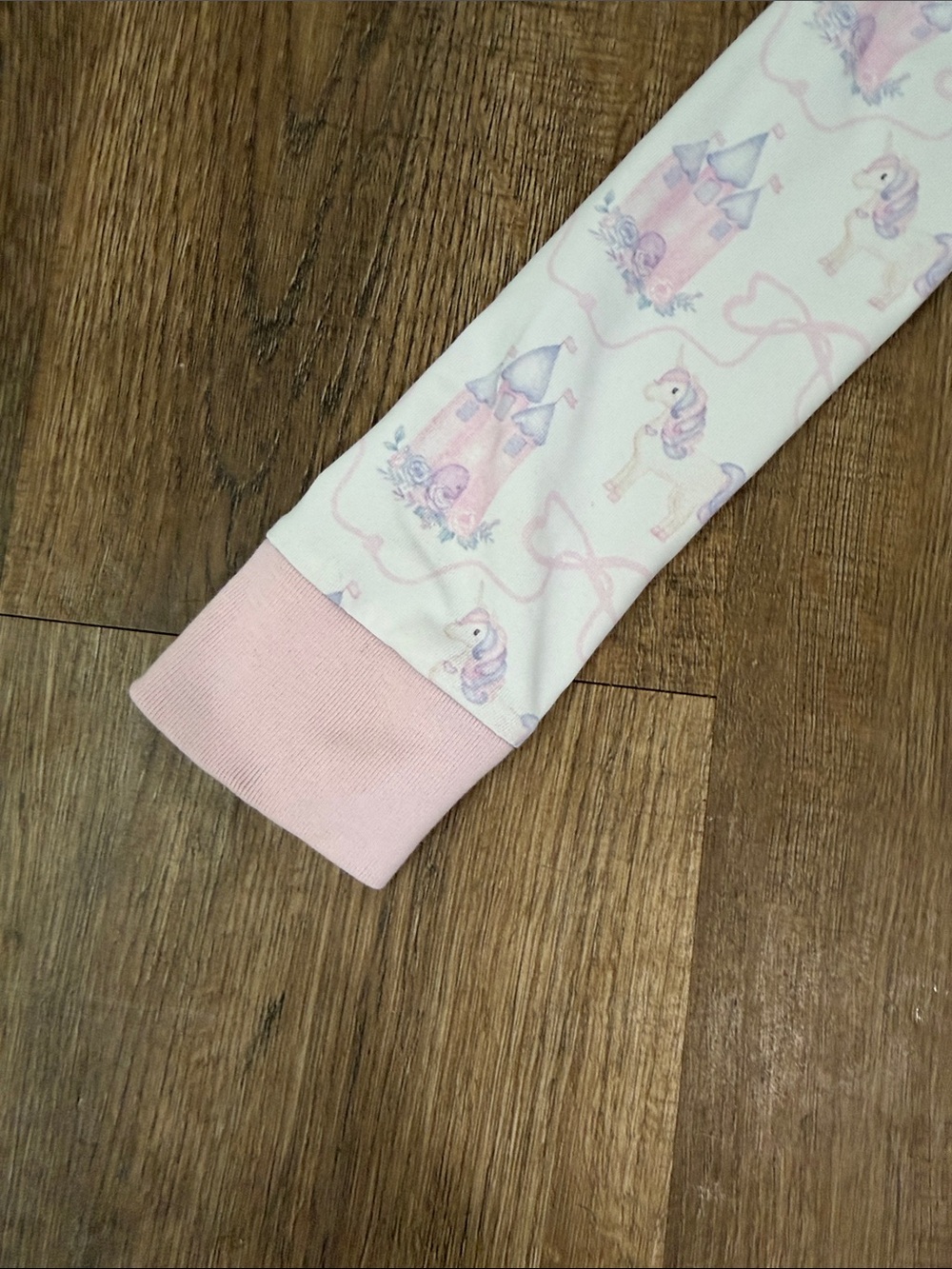 Cecil & Lou Girls 4T Princess Castle Pony Peter Pan Collar Pajama Set - Picture 5 of 9